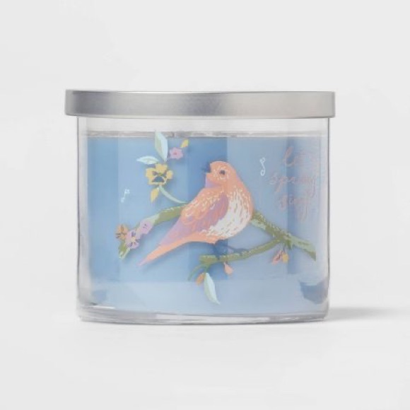 14oz Jar with Metal Cover Water Mint & Eucalyptus Candle Off-White nwt - Picture 1 of 3